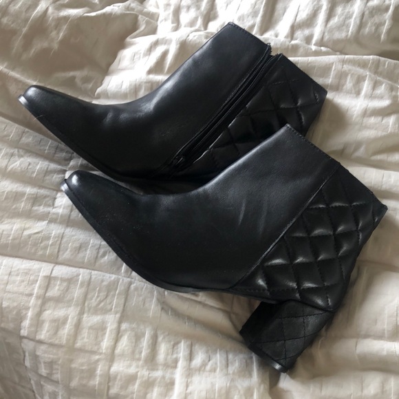 Seychelles Shoes - Leather Quilted Boots